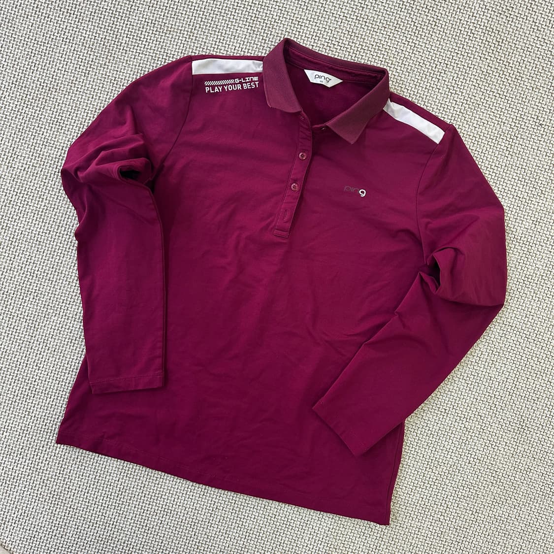 100 Ping 긴팔 카라티 0428D 상품이미지1