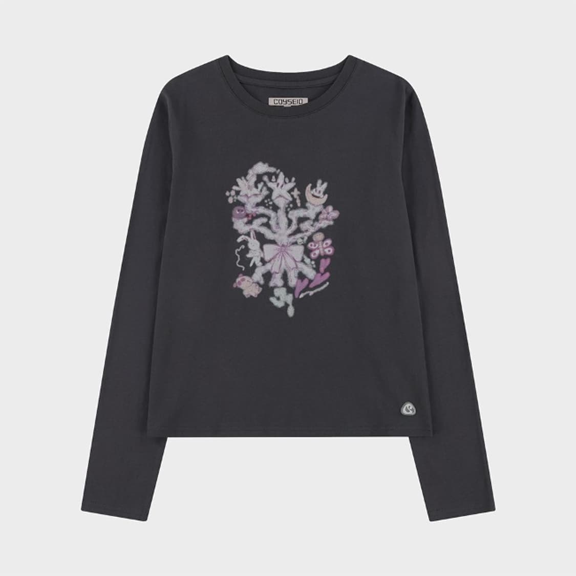 코이세이오 코랄 롱슬리브 차콜 상품이미지1