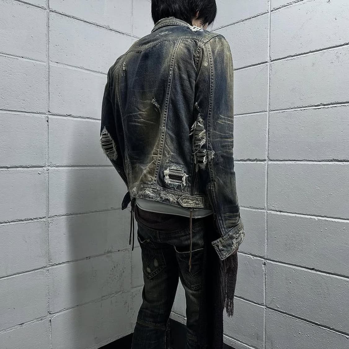14th addiction distressed denim jacket 상품이미지6