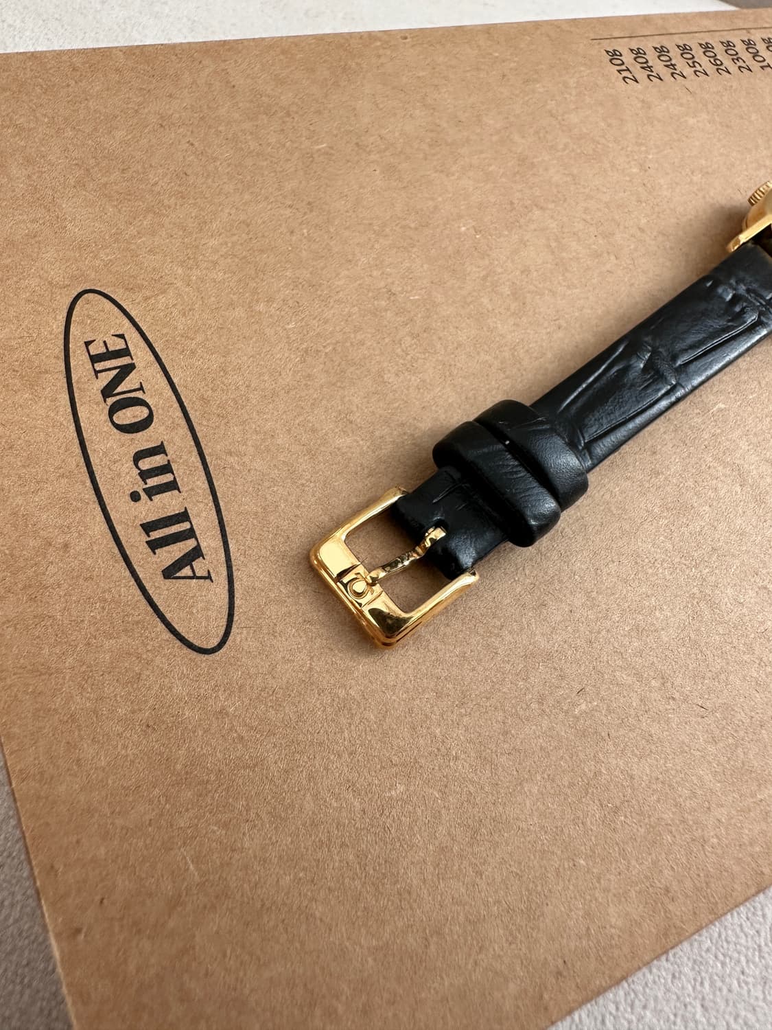 정품 오메가 수동 625 엘립스 이청아 드빌 터키블루 금장 여자 시계 상품이미지10