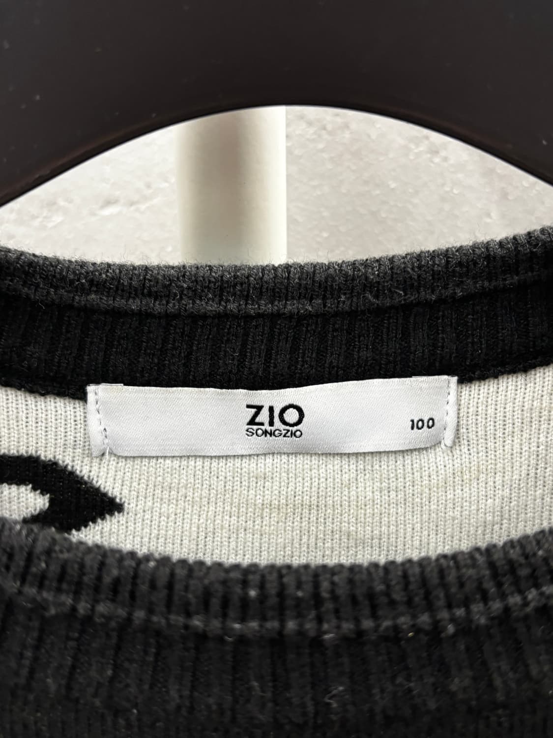 지오송지오 PREMIERE 블랙 니트 100 상품이미지4