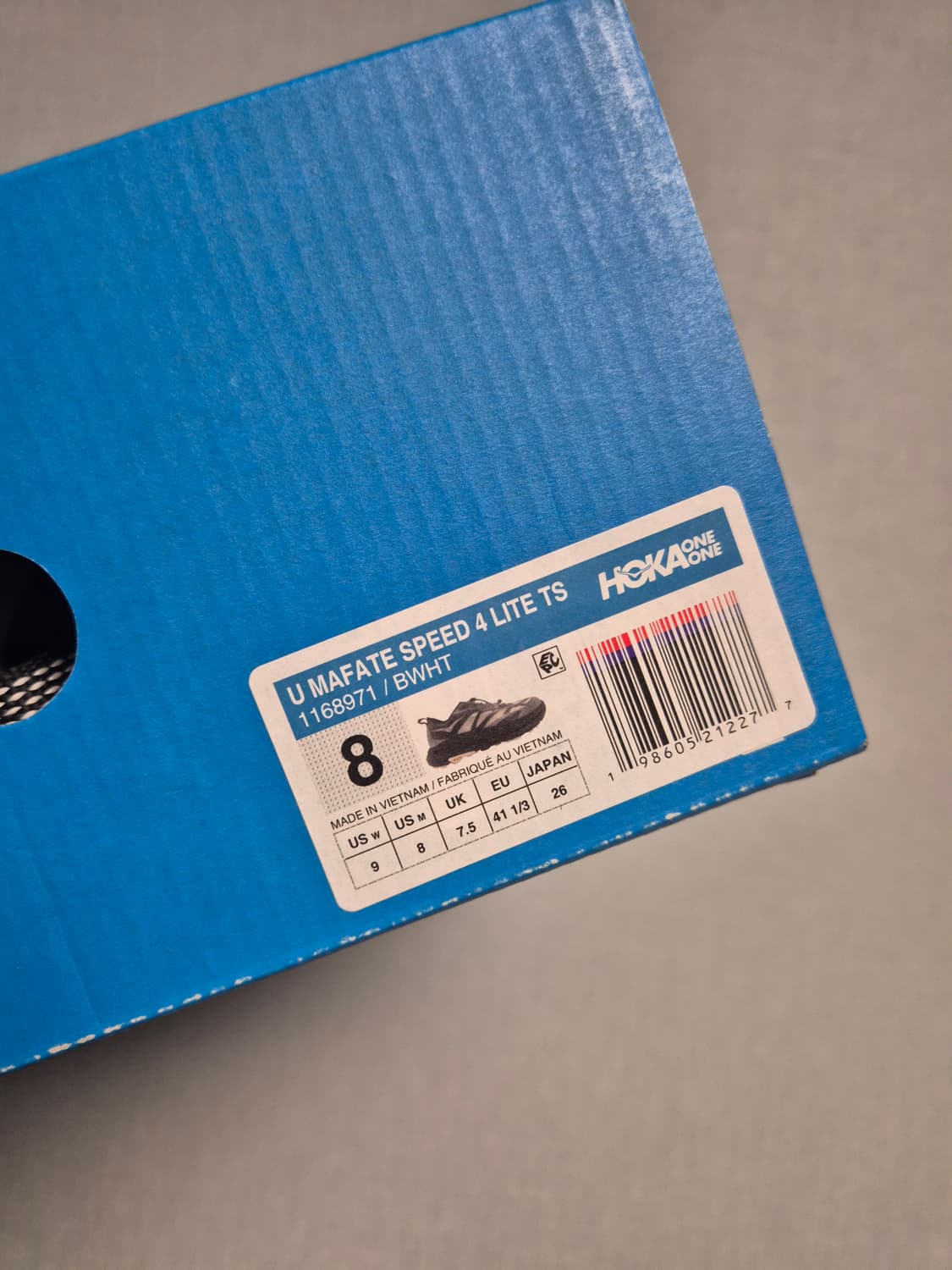 [새상품/260] 호카 마파테 스피드 4 라이트 TS 블랙 화이트 상품이미지6