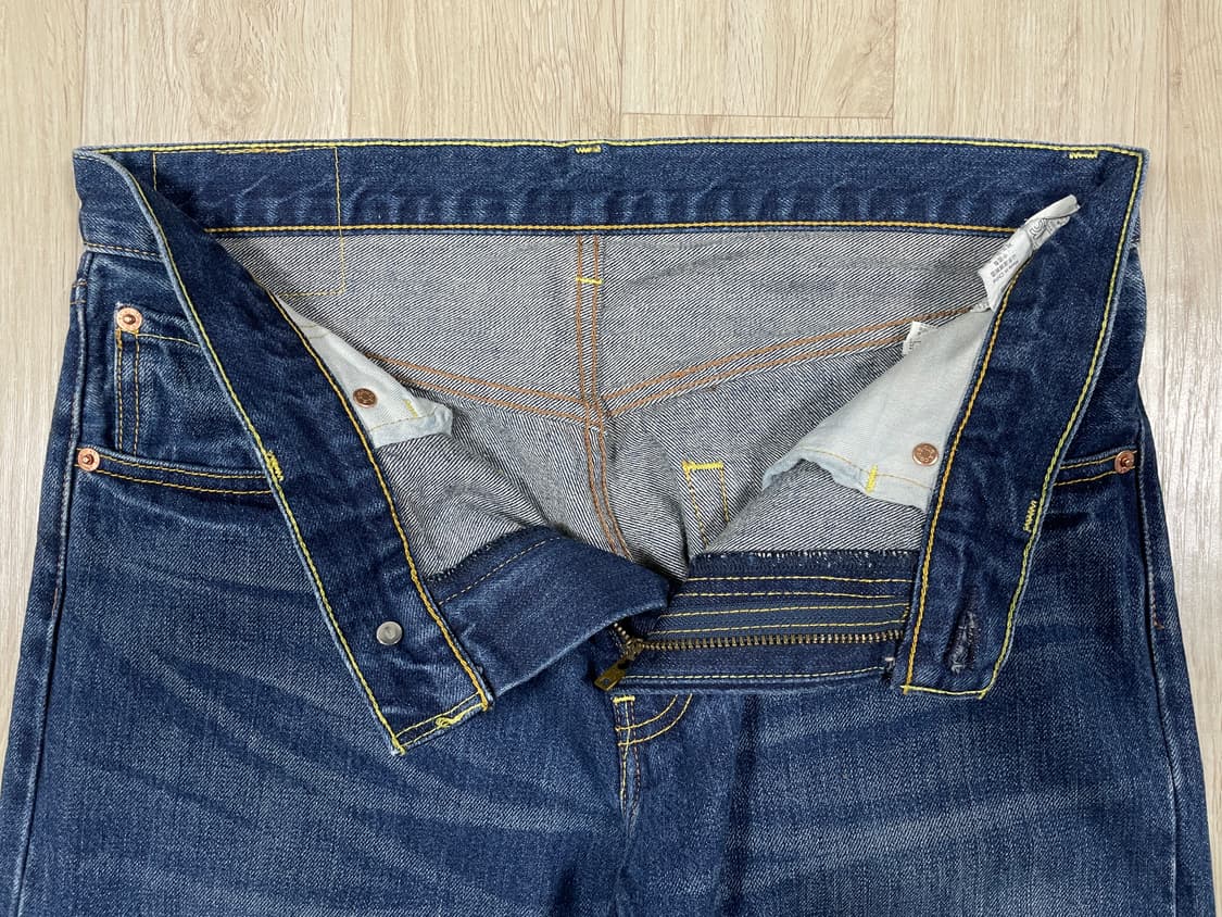 32) 00's 리바이스 매장판 502 일자핏 워싱 데님팬츠 상품이미지6