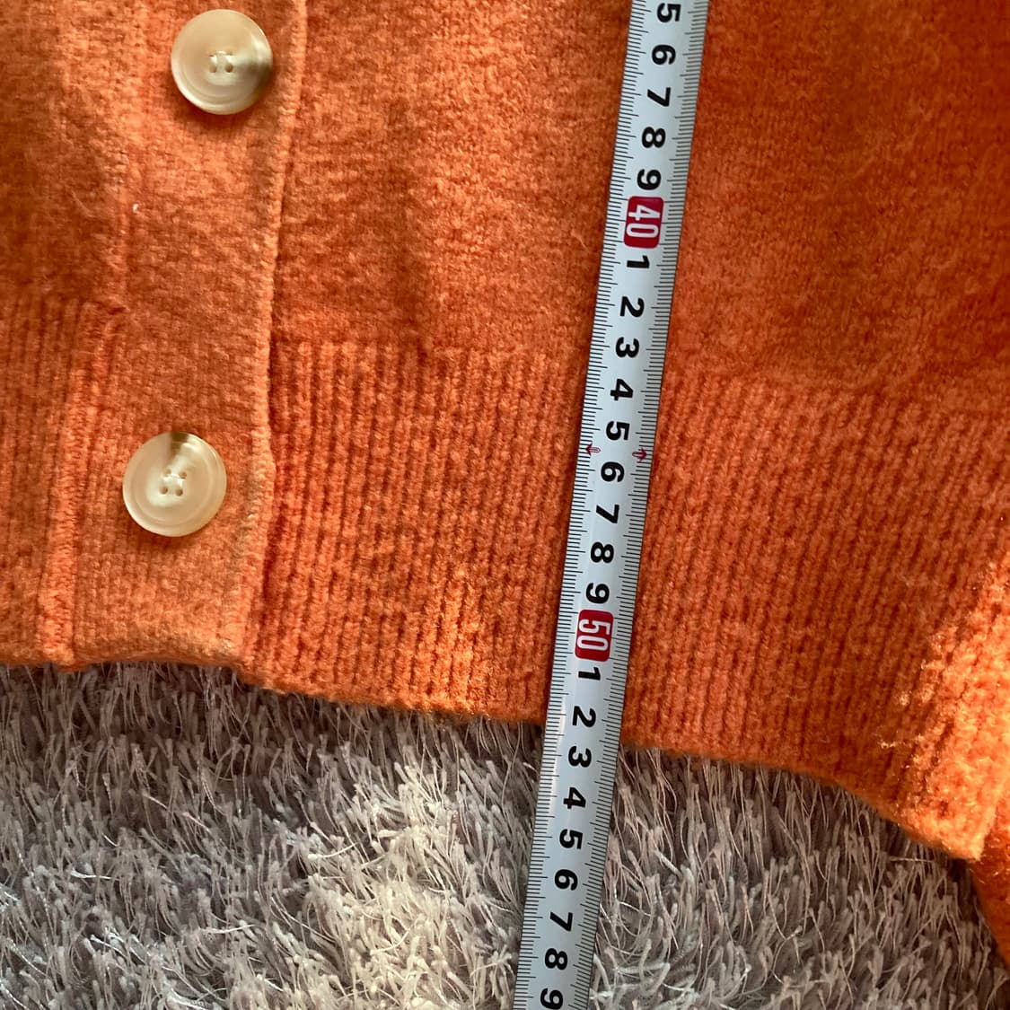 디즈니 미키 오렌지 니트 가디건 (FREE / 총장50 가슴50 상품이미지4