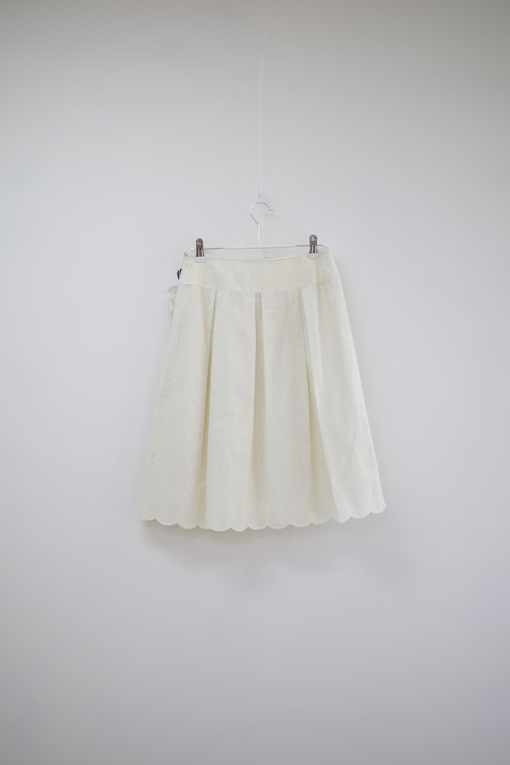 Light beige cotton skirt 상품이미지4