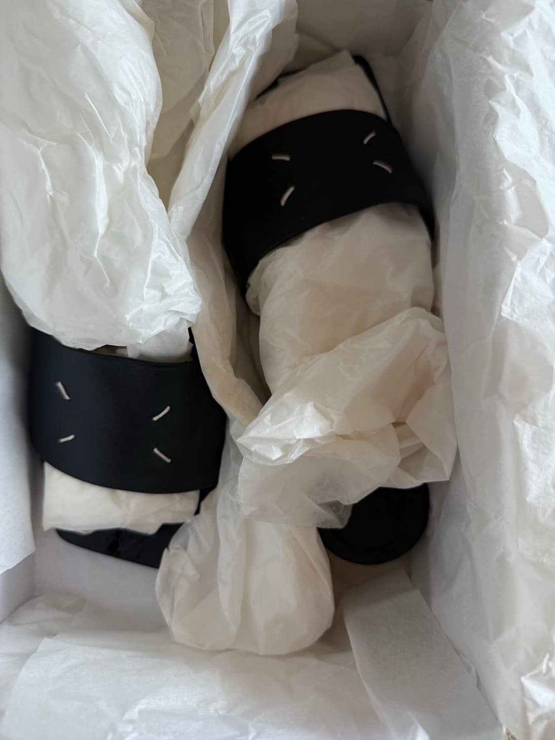 마르지엘라 스티치 샌들 블랙 36 상품이미지4