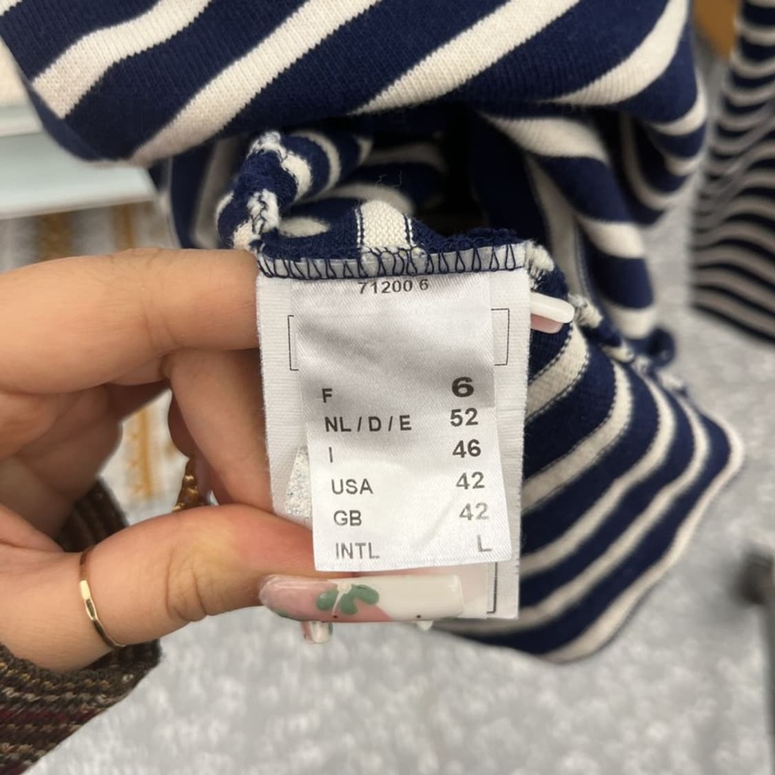 세인트제임스 빈티지 캐주얼 스트라이프 엘보패치 롱슬리브 L C11362 상품이미지7