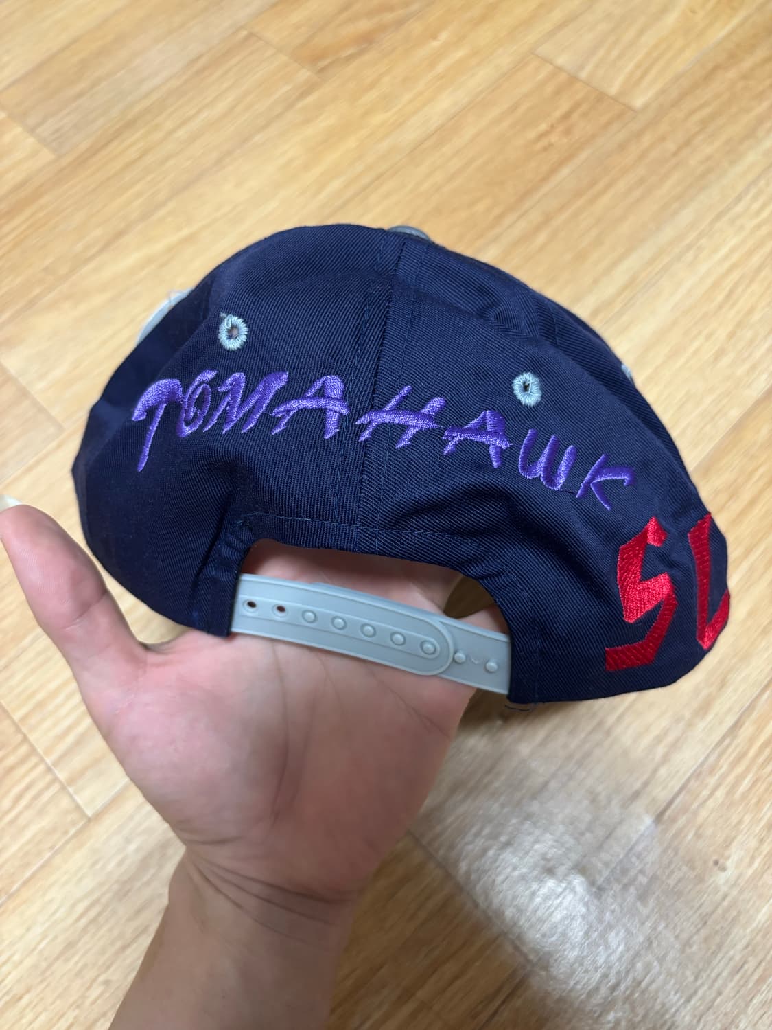 (새) 90s 빈티지 슬램 토마호크스 냅백모자 상품이미지4