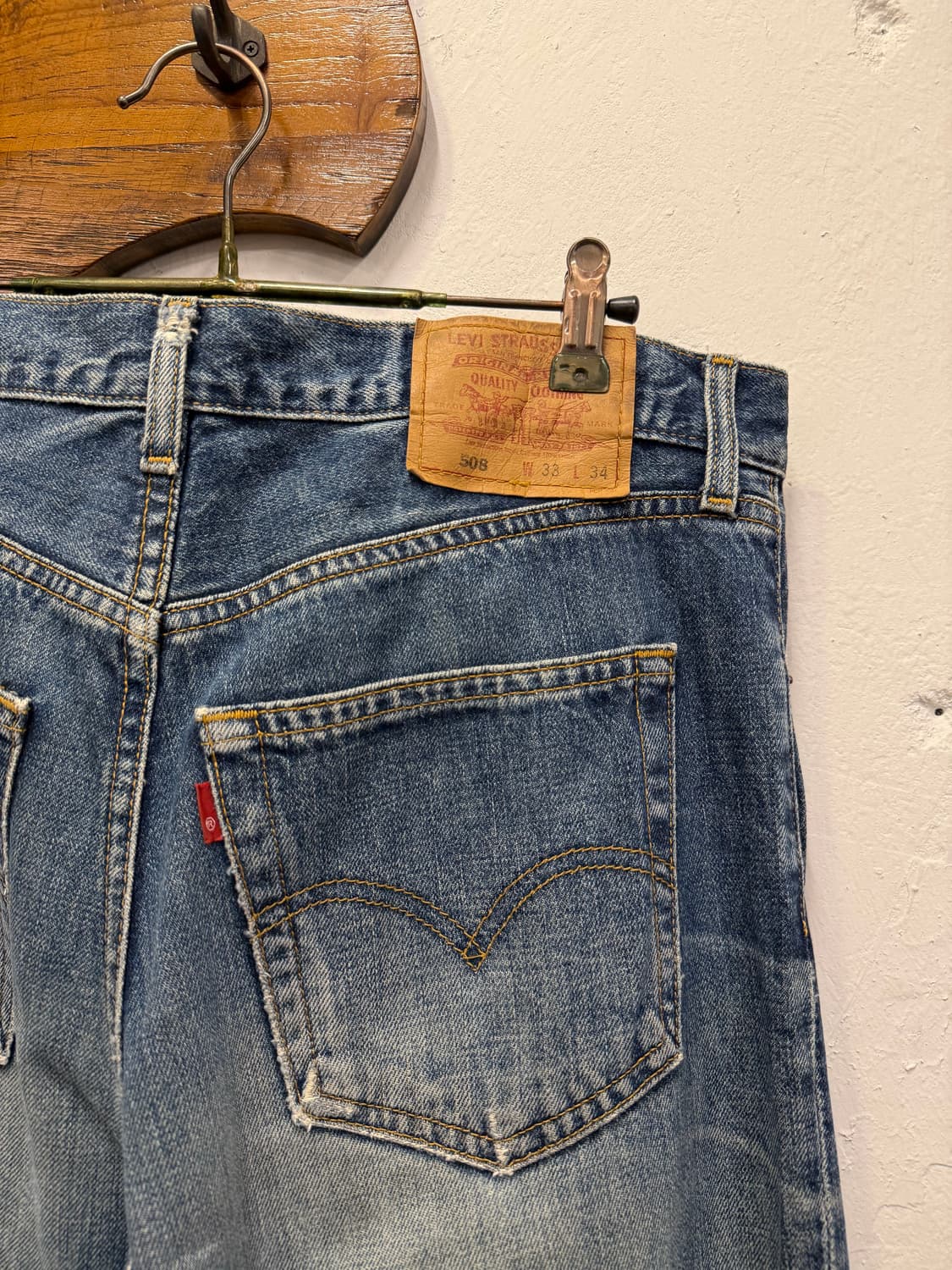 33inch) Levi’s 리바이스 508 Distressed Jeans 상품이미지3