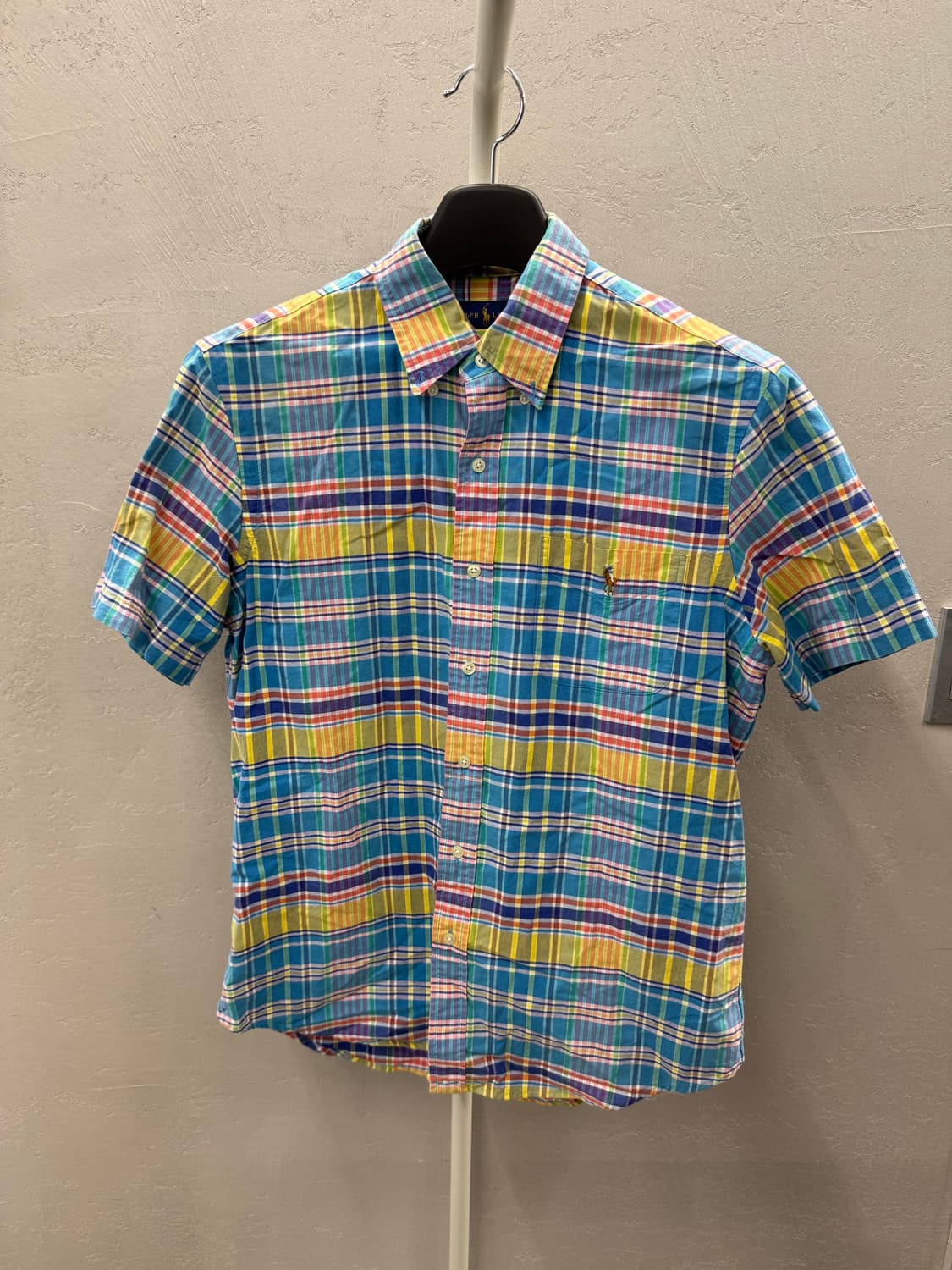 폴로 랄프로렌 체크 반팔 셔츠 M 상품이미지2