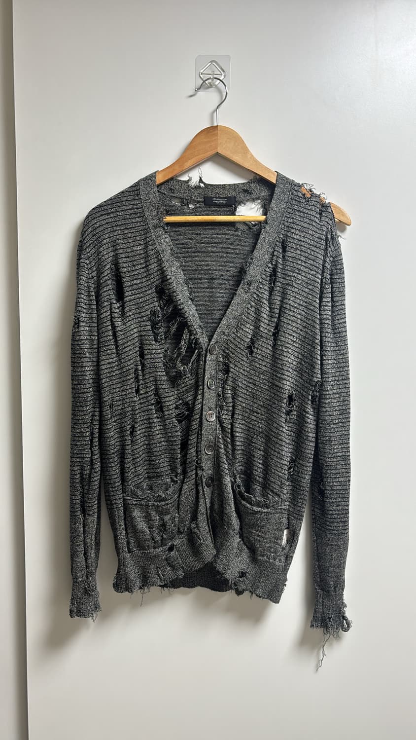 언더커버 스트라이프 디스 가디건 상품이미지1