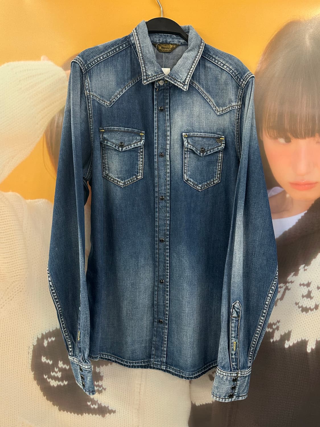 DIESEL 디젤 중청데님 긴팔셔츠 상품이미지1