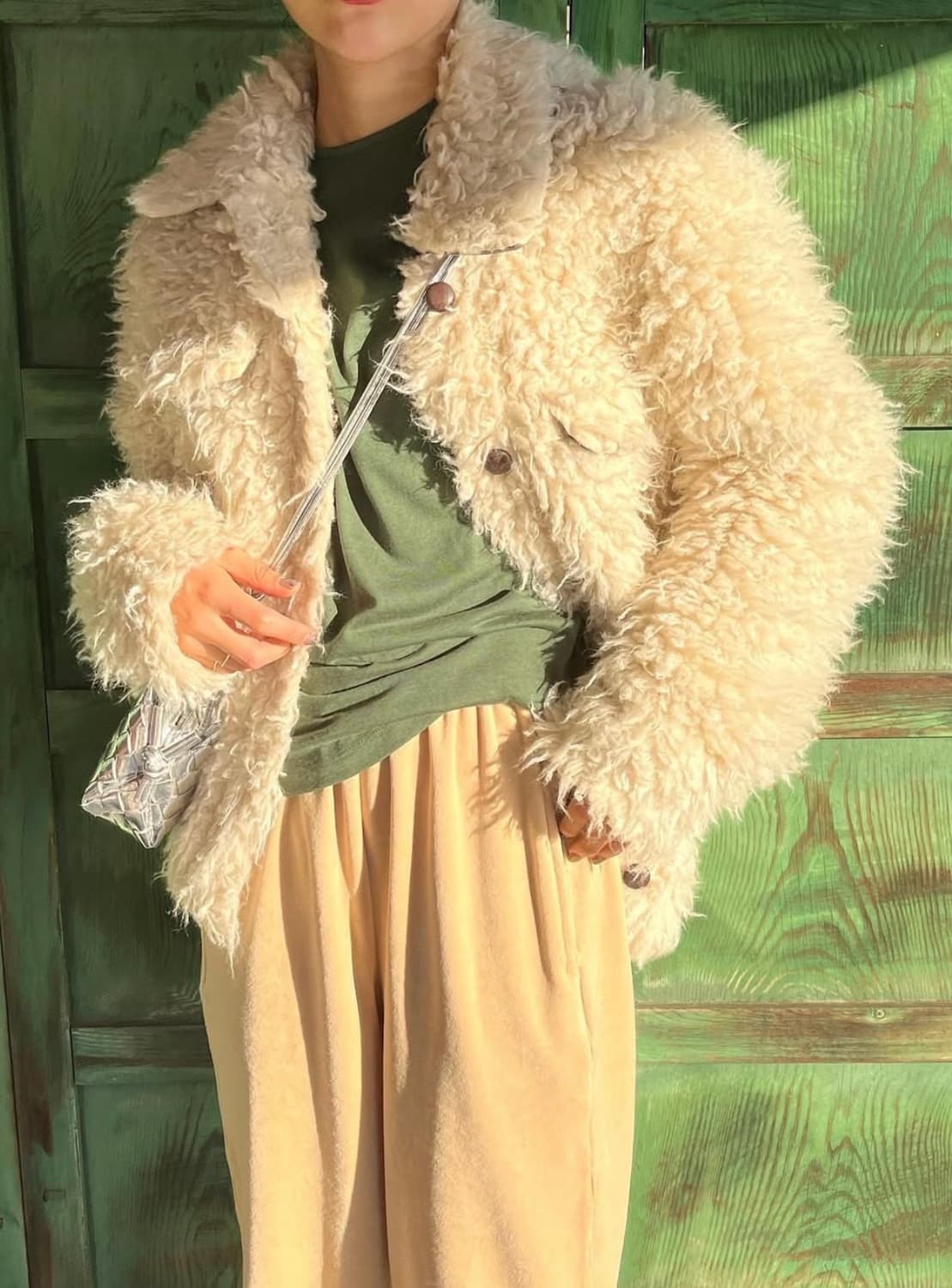 러브코드유 시어링 퍼자켓 상품이미지1