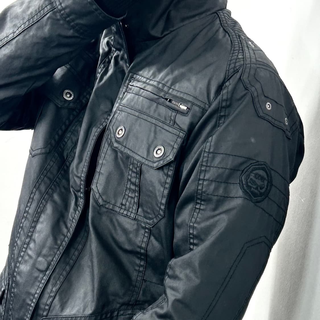 할리데이비슨 테크니컬 하이넥 사파리 자켓 상품이미지3