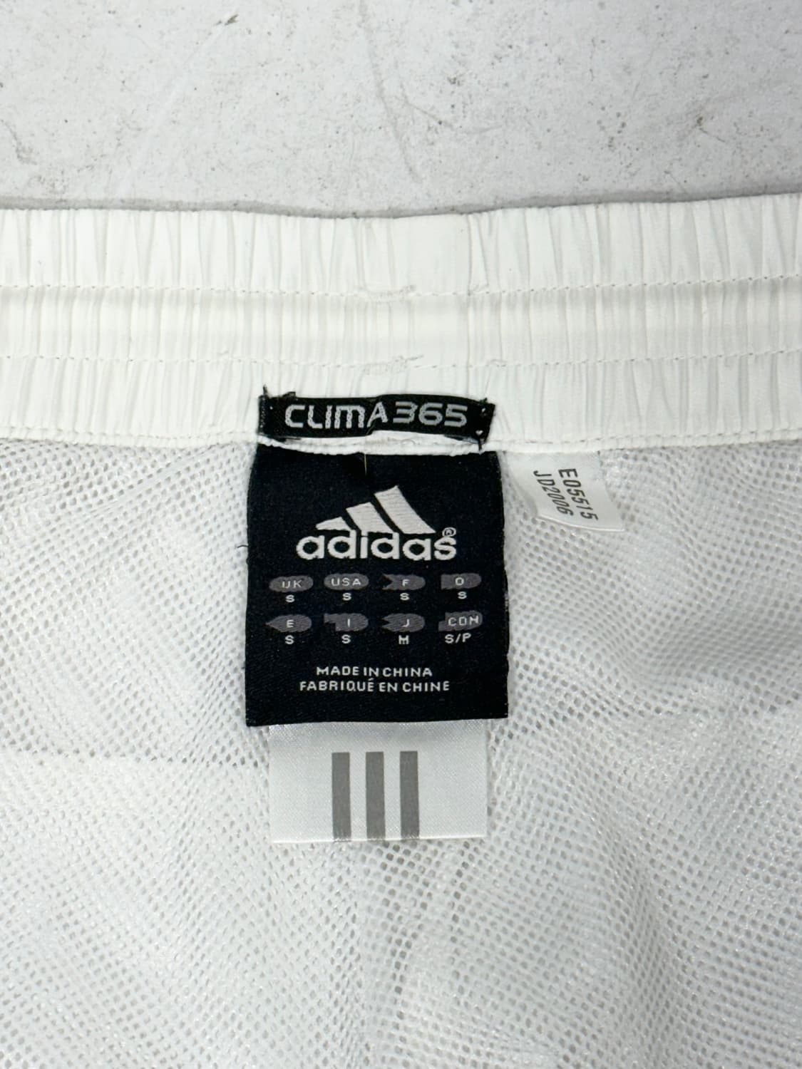 아디다스 화이트 골드 삼선 와이드 트랙 팬츠 추리닝 바지 M 상품이미지7