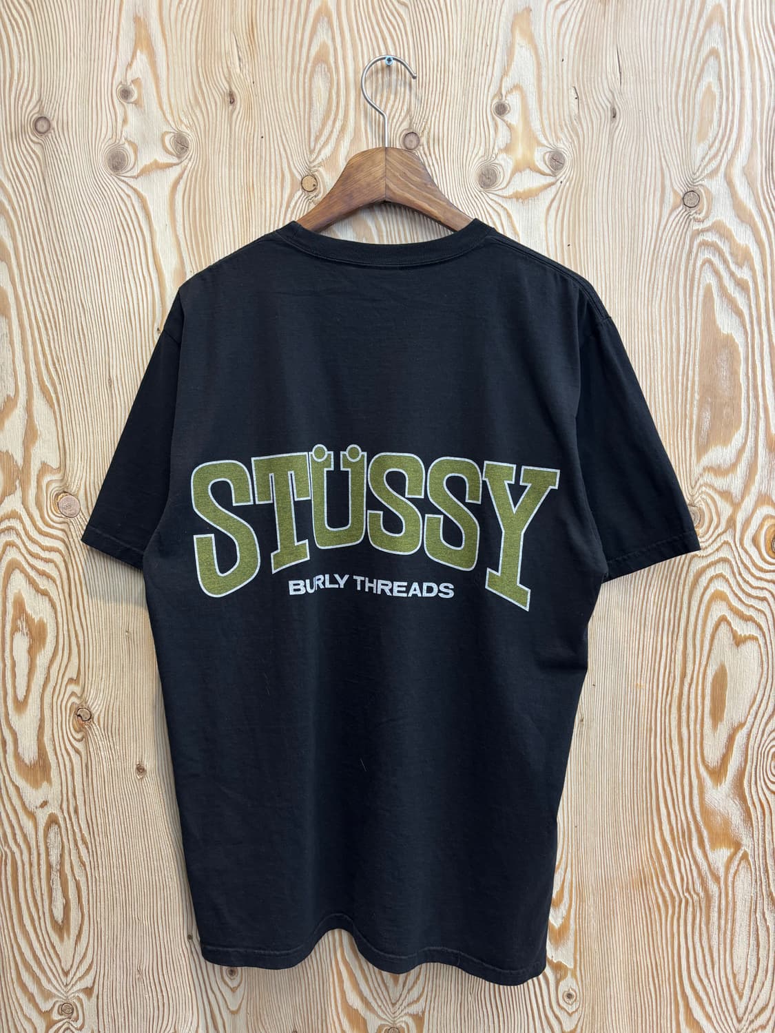 스투시 벌리 쓰레드 피그먼트 다이드 티셔츠 상품이미지3