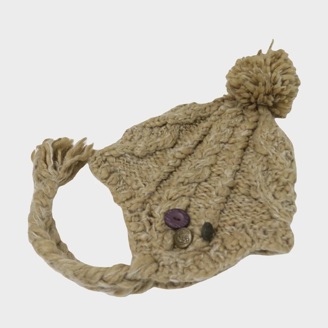 QUILL 울 혼방 귀돌이 니트 모자 61544 상품이미지1