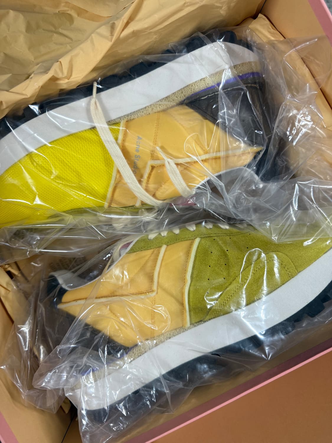 [44] 아크네 스튜디오 배릭 디컨스트럭티드 스니커즈 옐로우 상품이미지5