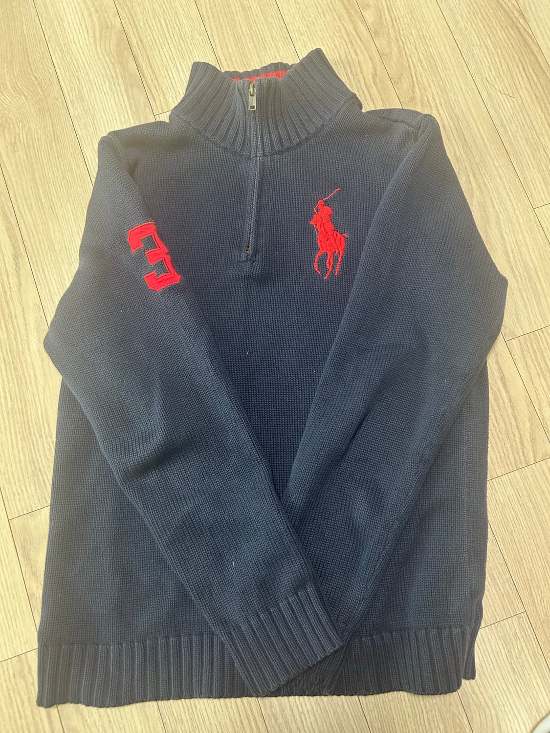 빅폴로 반니트집업 상품이미지1