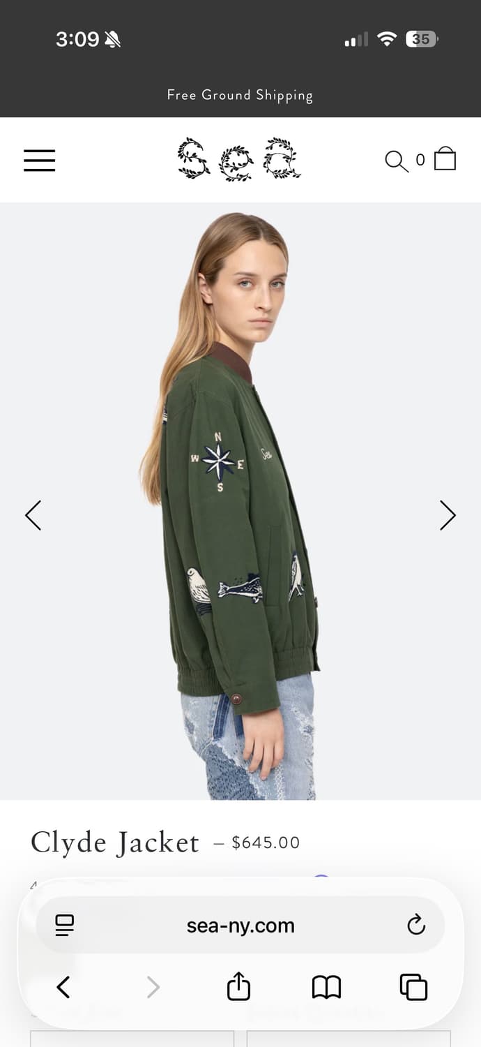 씨뉴욕 clyde jacket 클라이드 자켓 상품이미지5