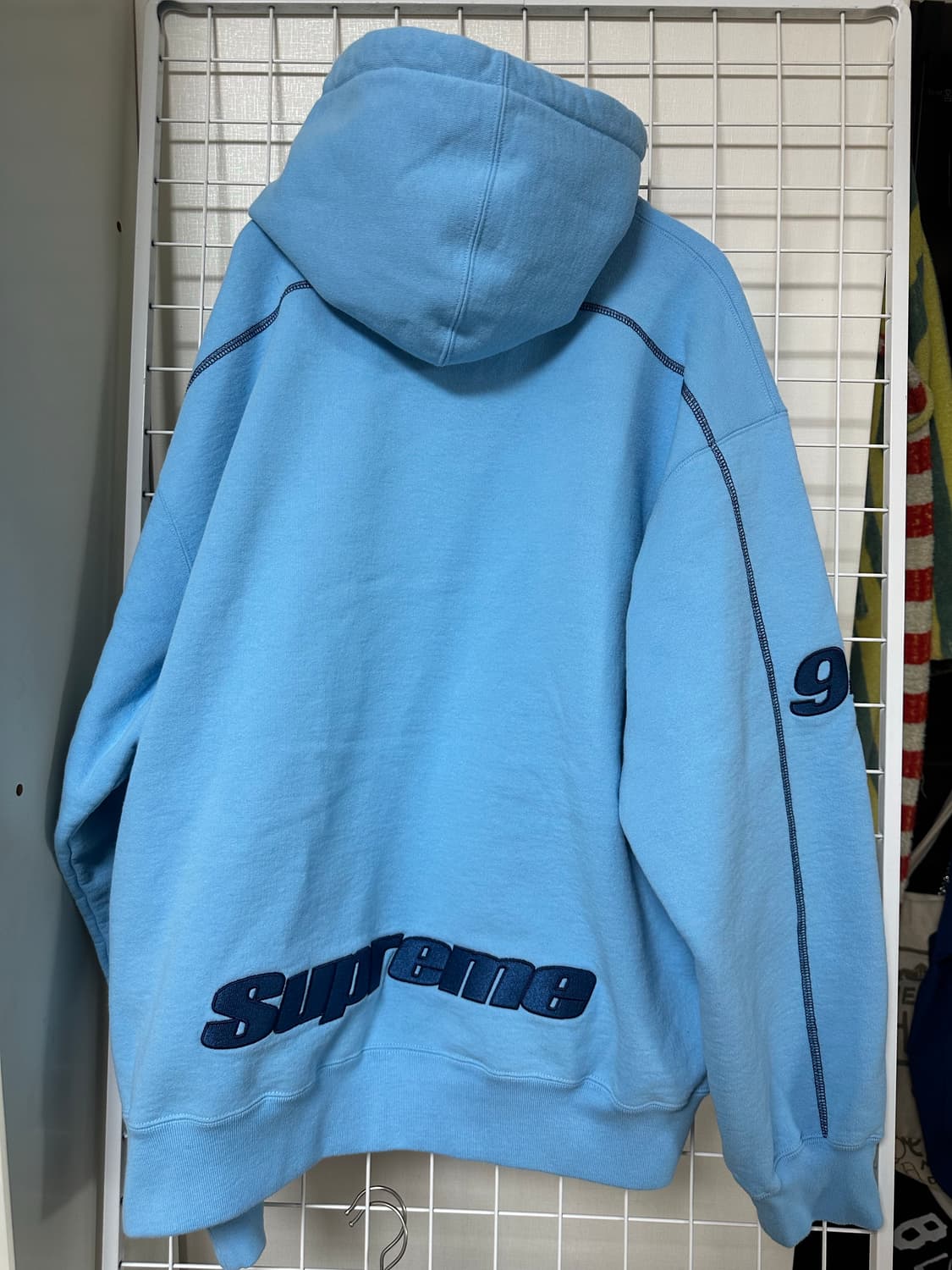 Supreme 오버로크 후드 스웻셔츠 L 새상품 상품이미지4