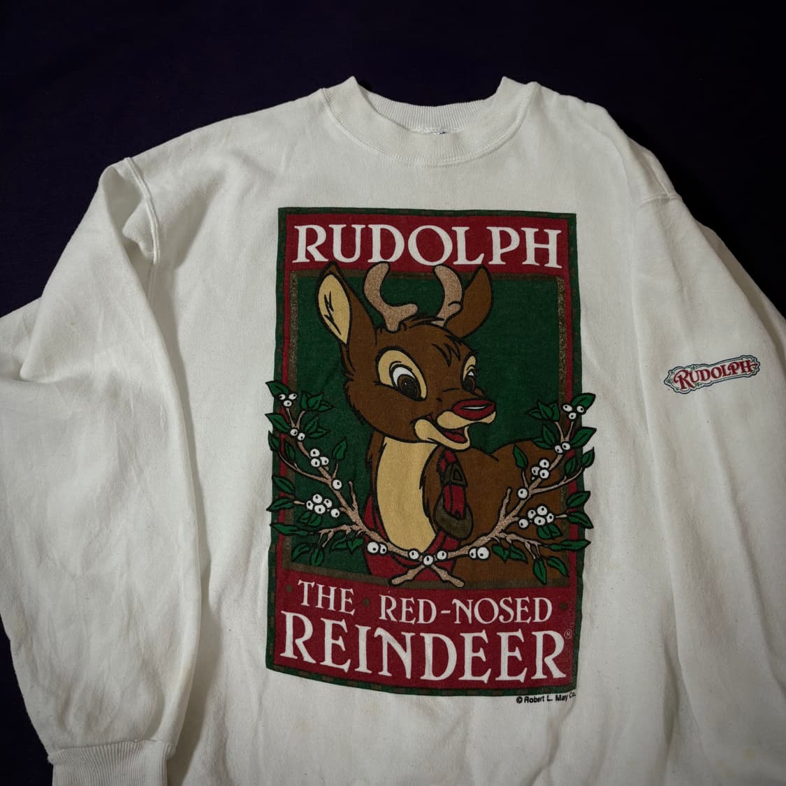 90s Rudolph Sweatshirt 디즈니 상품이미지2