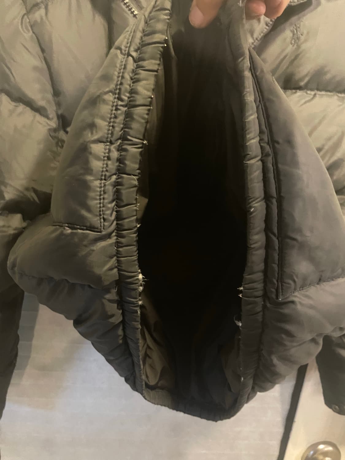 폴로 블랙 패딩 점퍼 L 100~105 상품이미지7