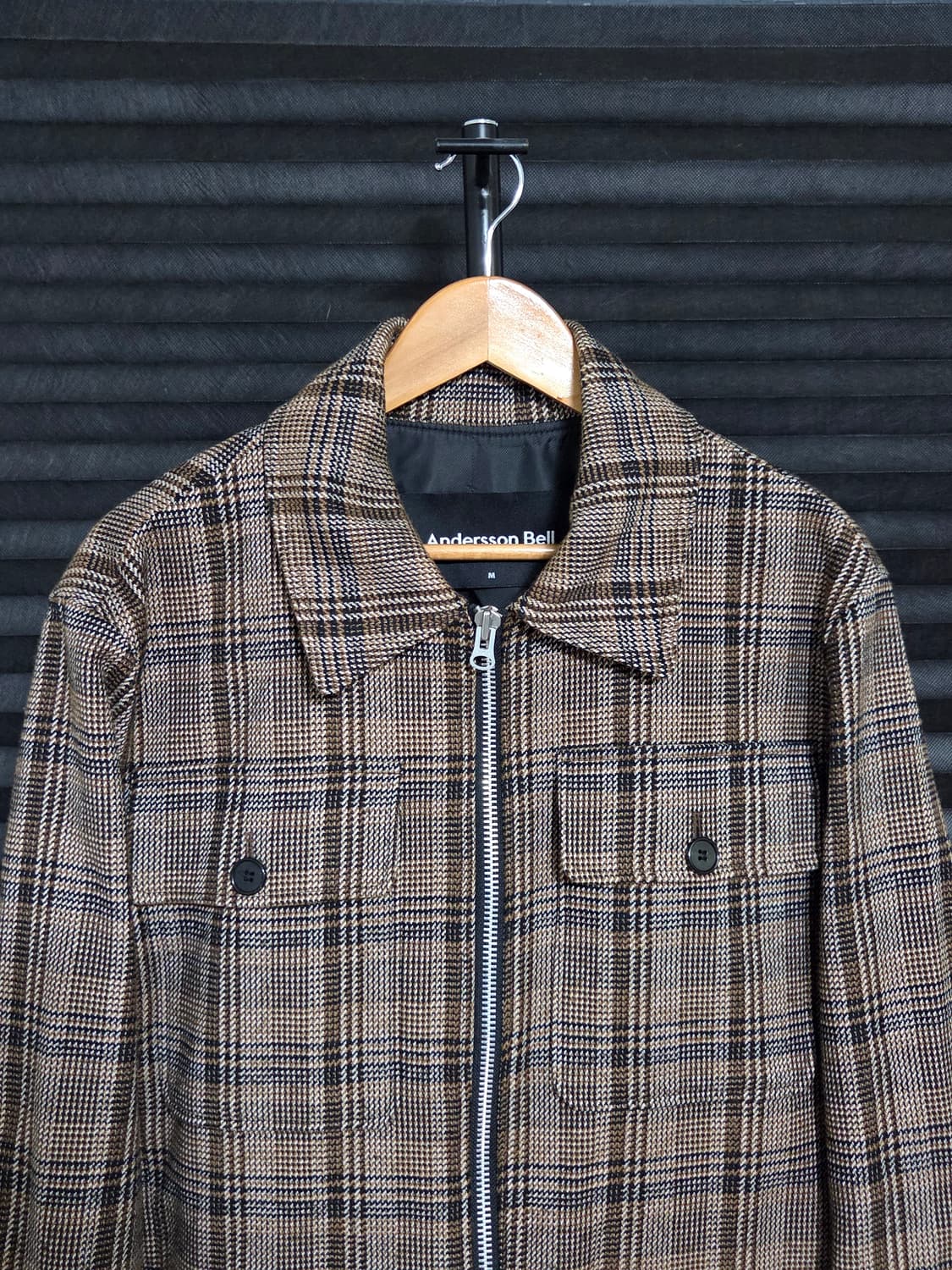 (정품) [앤더슨벨] 캐나다 체크 울 자켓 | 00109 상품이미지2