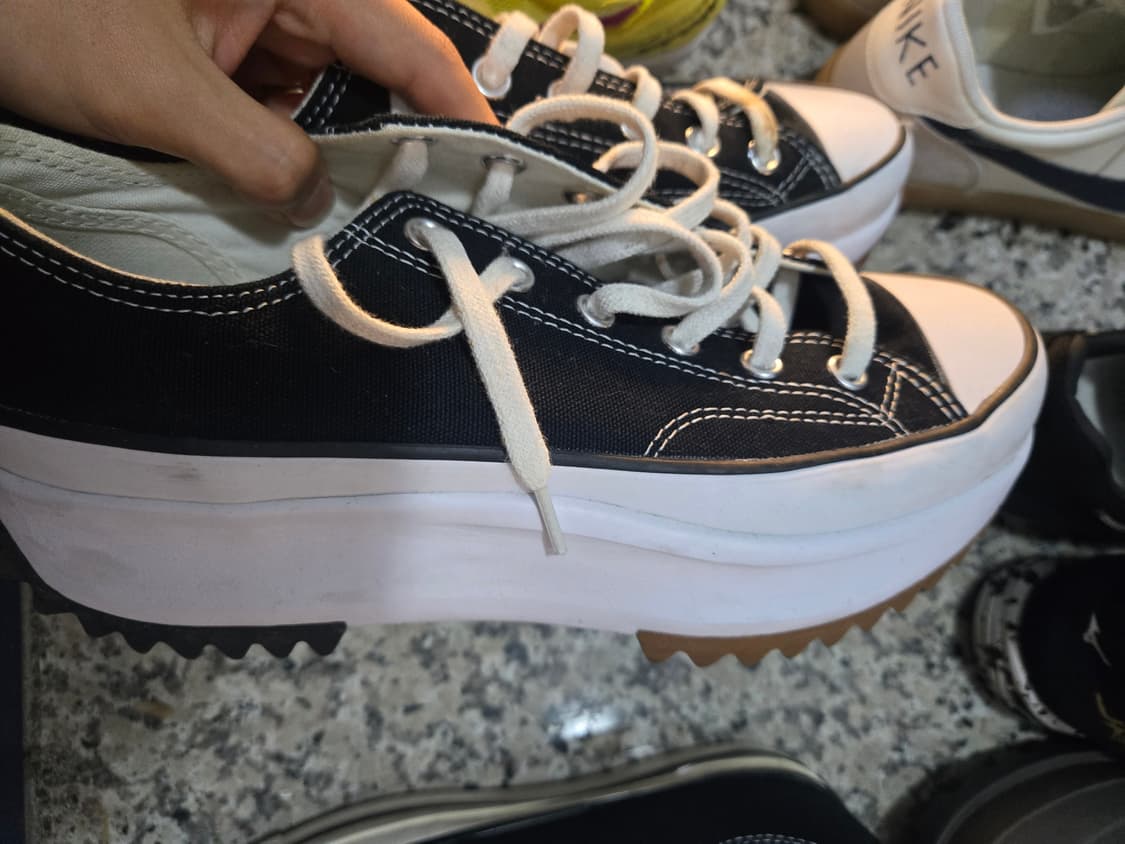 컨버스 런스타 하이크 로우 블랙 260 상품이미지2