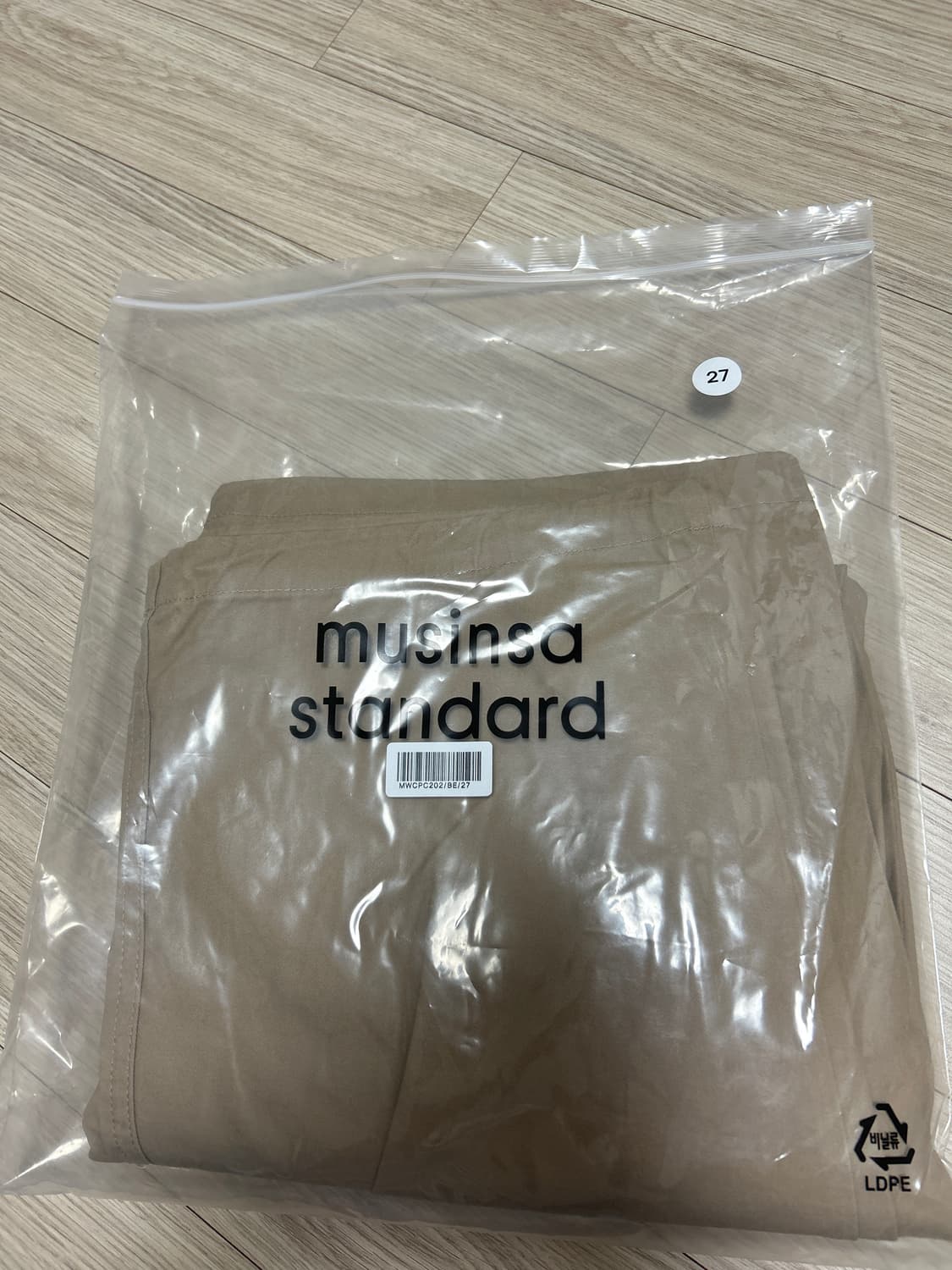 무신사 스탠다드 베이지 카고팬츠 상품이미지6