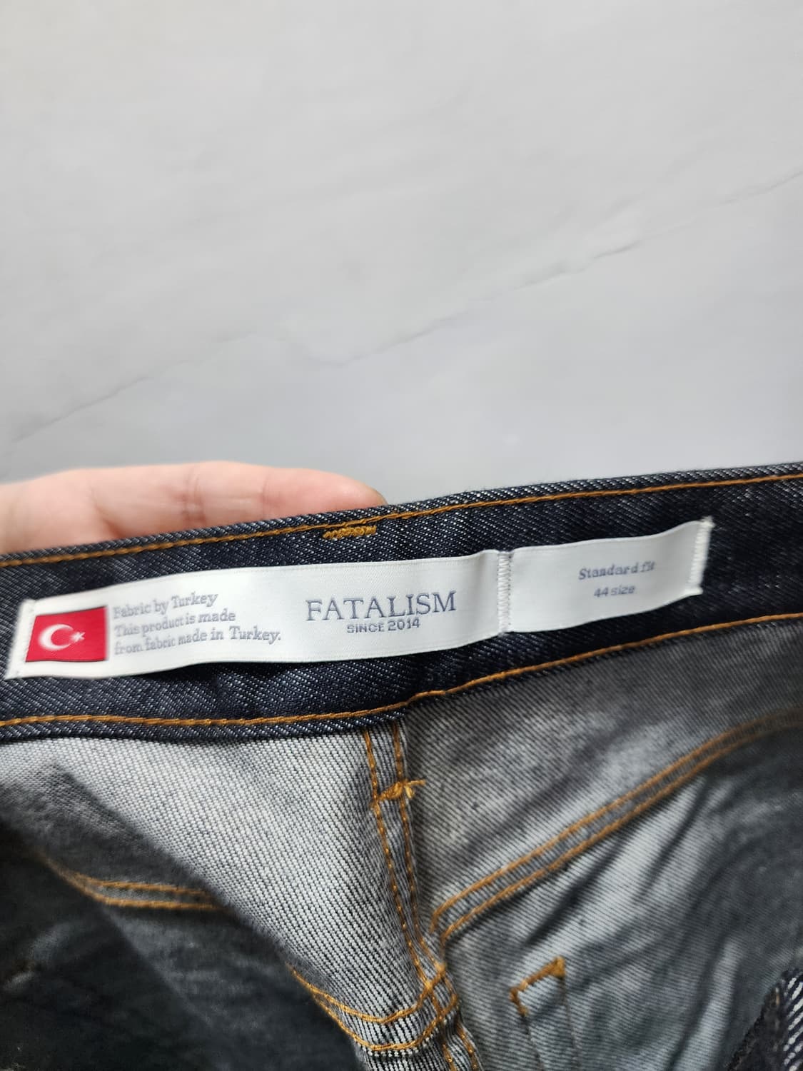 페이탈리즘 인디고 생지 청바지 상품이미지8