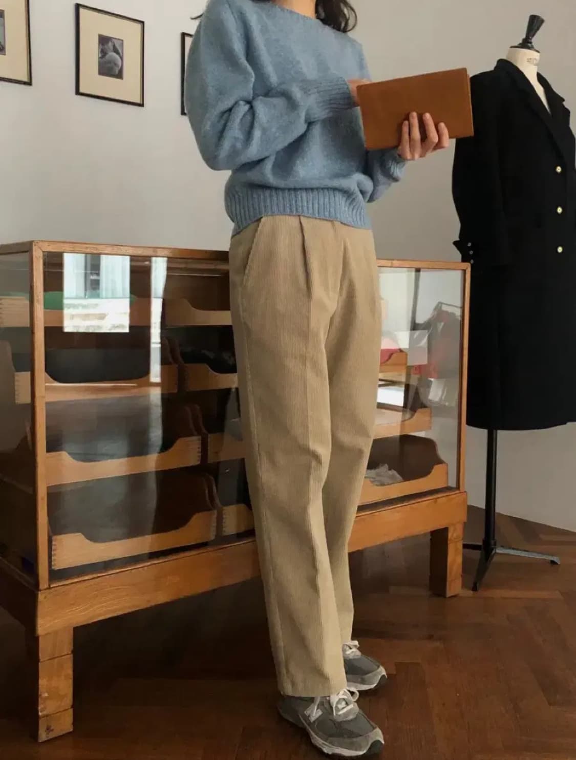 얼바닉30 코듀로이 팬츠 (오트밀) 상품이미지1