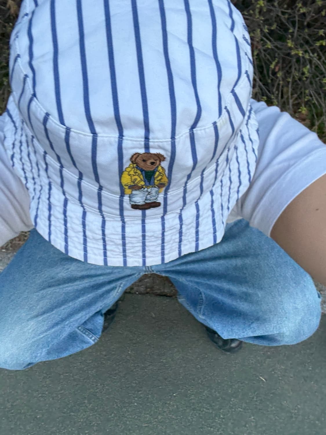 폴로 랄프로렌 리버시블 베어 크레스트 버킷햇 상품이미지1