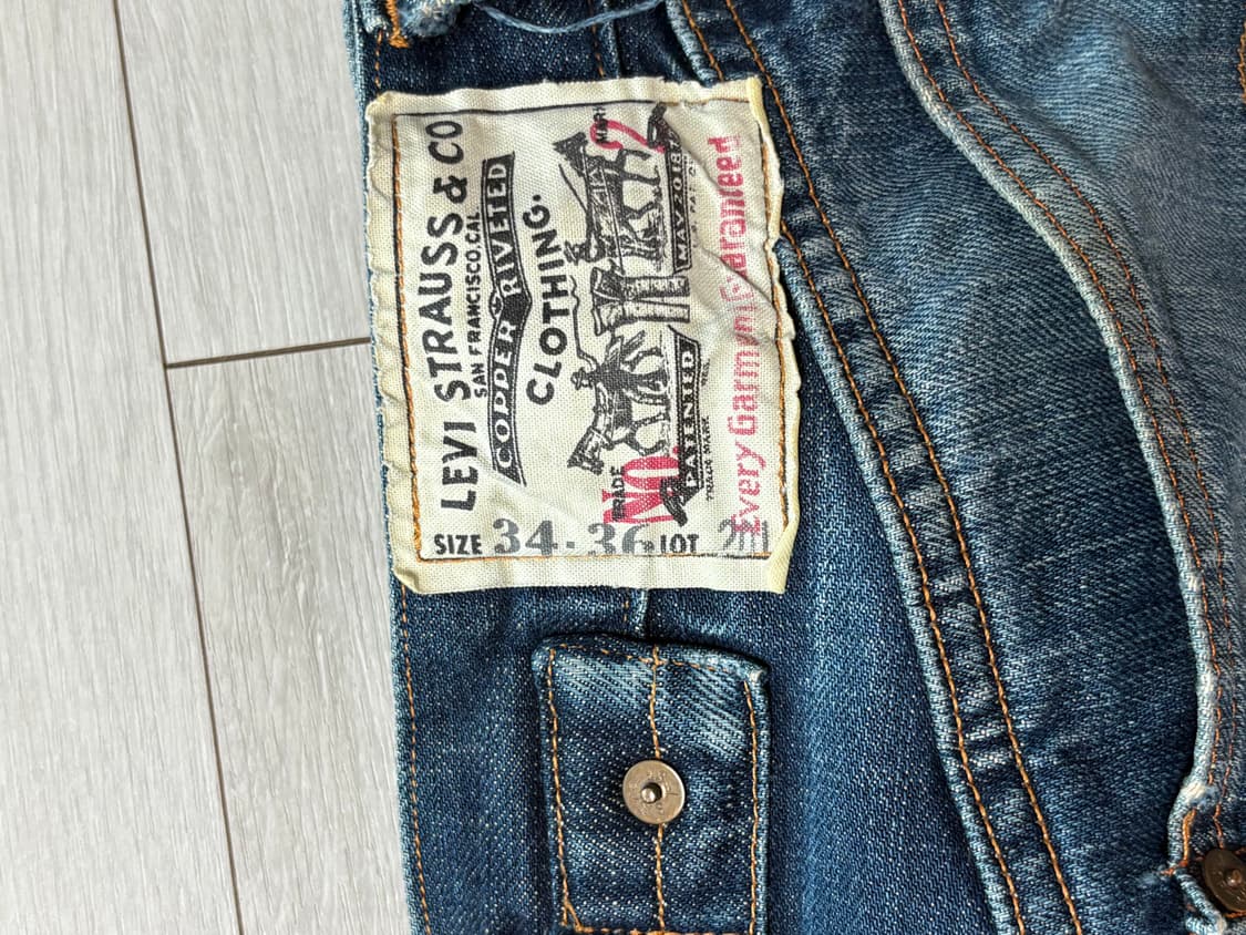 리바이스 90s 201 리워크 데님 (34x36) 상품이미지4