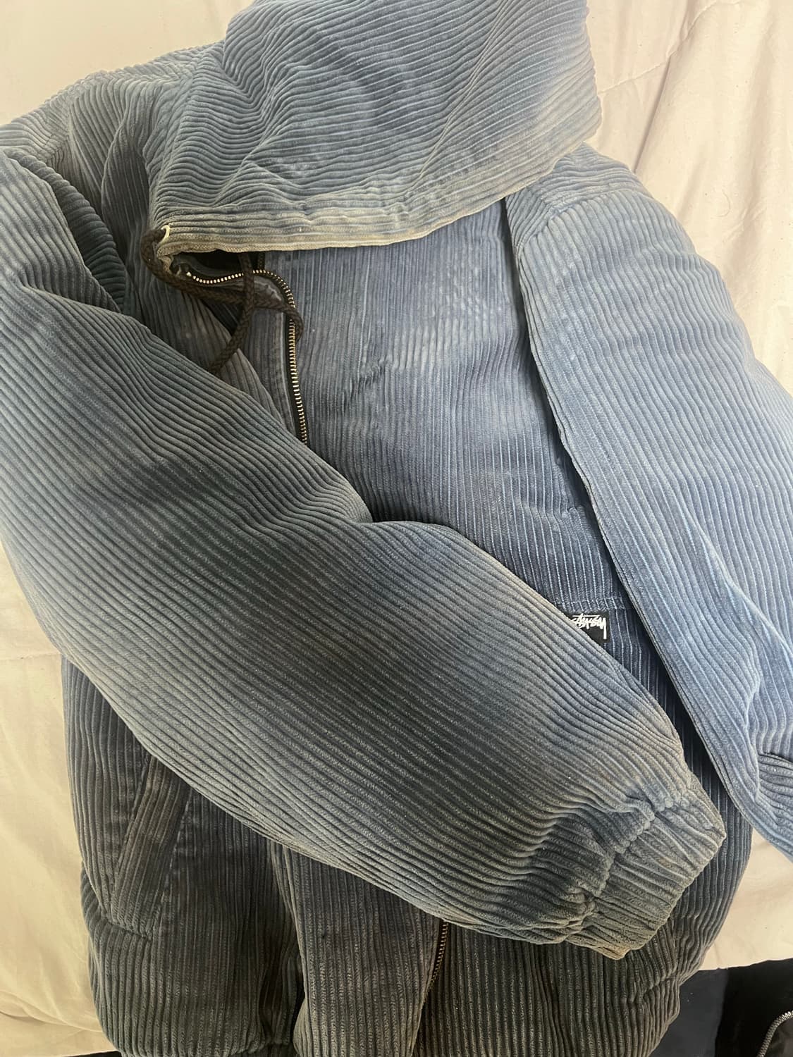 스투시 코듀로이 워크자켓 네이비 L 상품이미지4