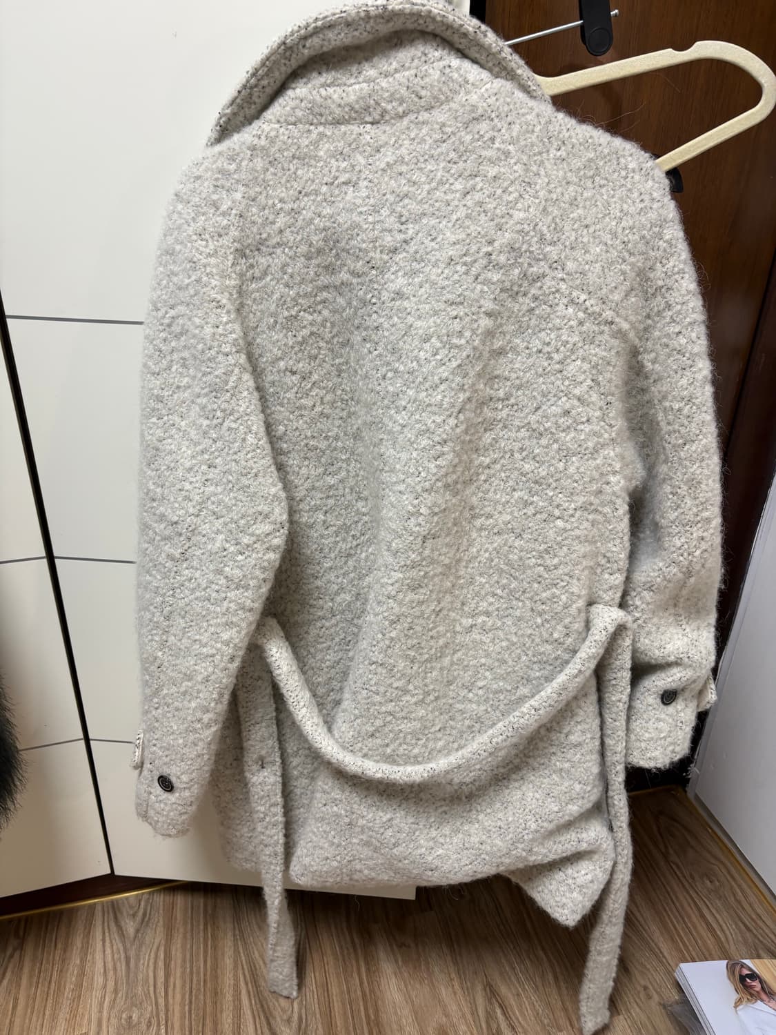 런던플랏 브루클린 울알파카 부클 하프코트 상품이미지7