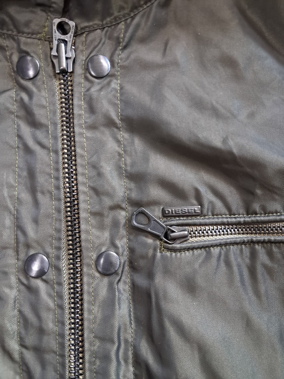 DIESEL lustered zip up jacket 상품이미지4