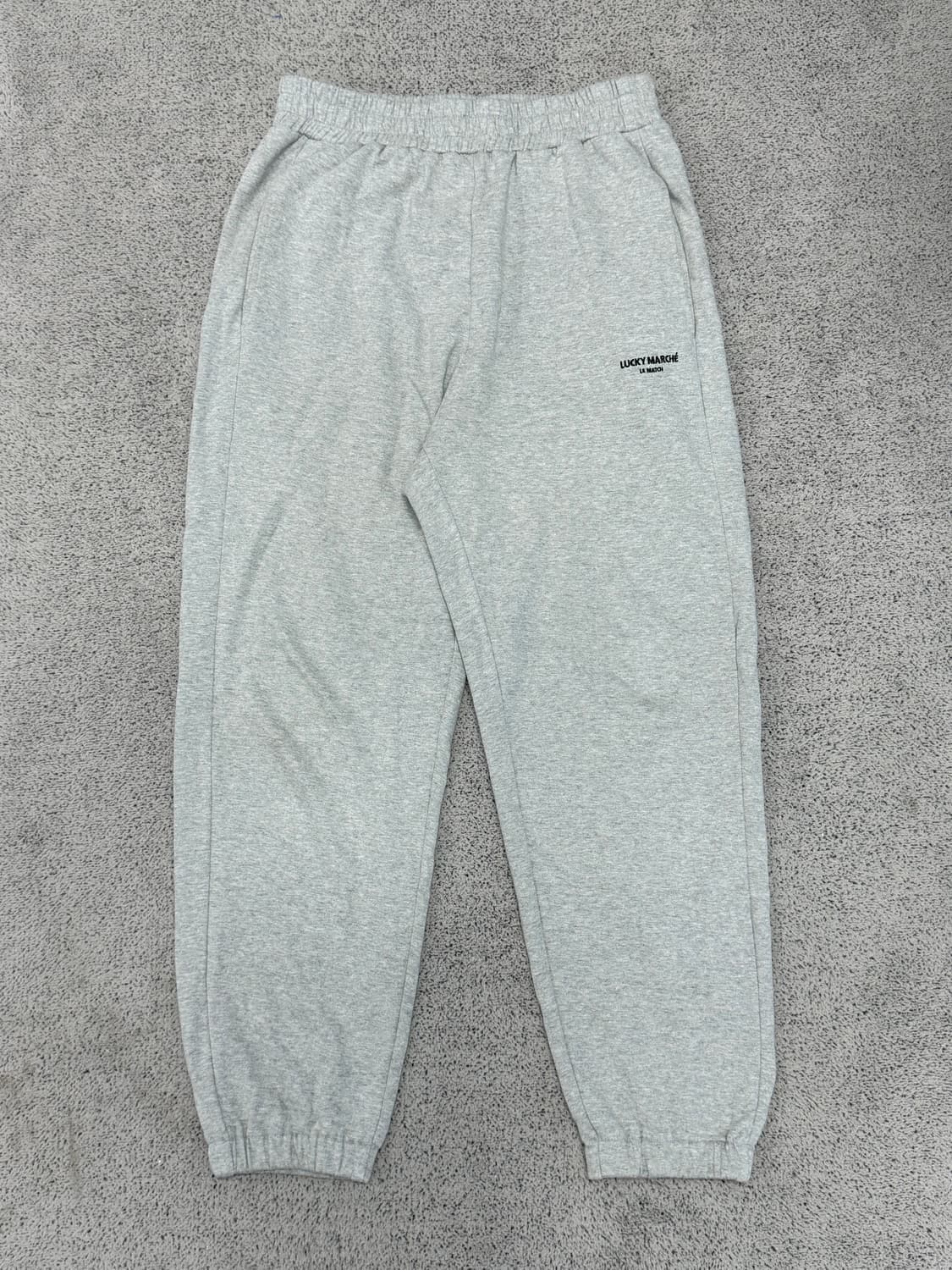 (XL) 럭키마르쉐 스웻 조거 팬츠 그레이 상품이미지1