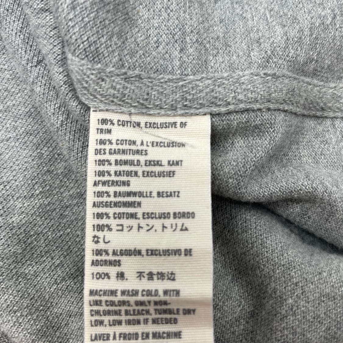 아베크롬비 그레이 반팔 카라티 피케티 M 상품이미지7