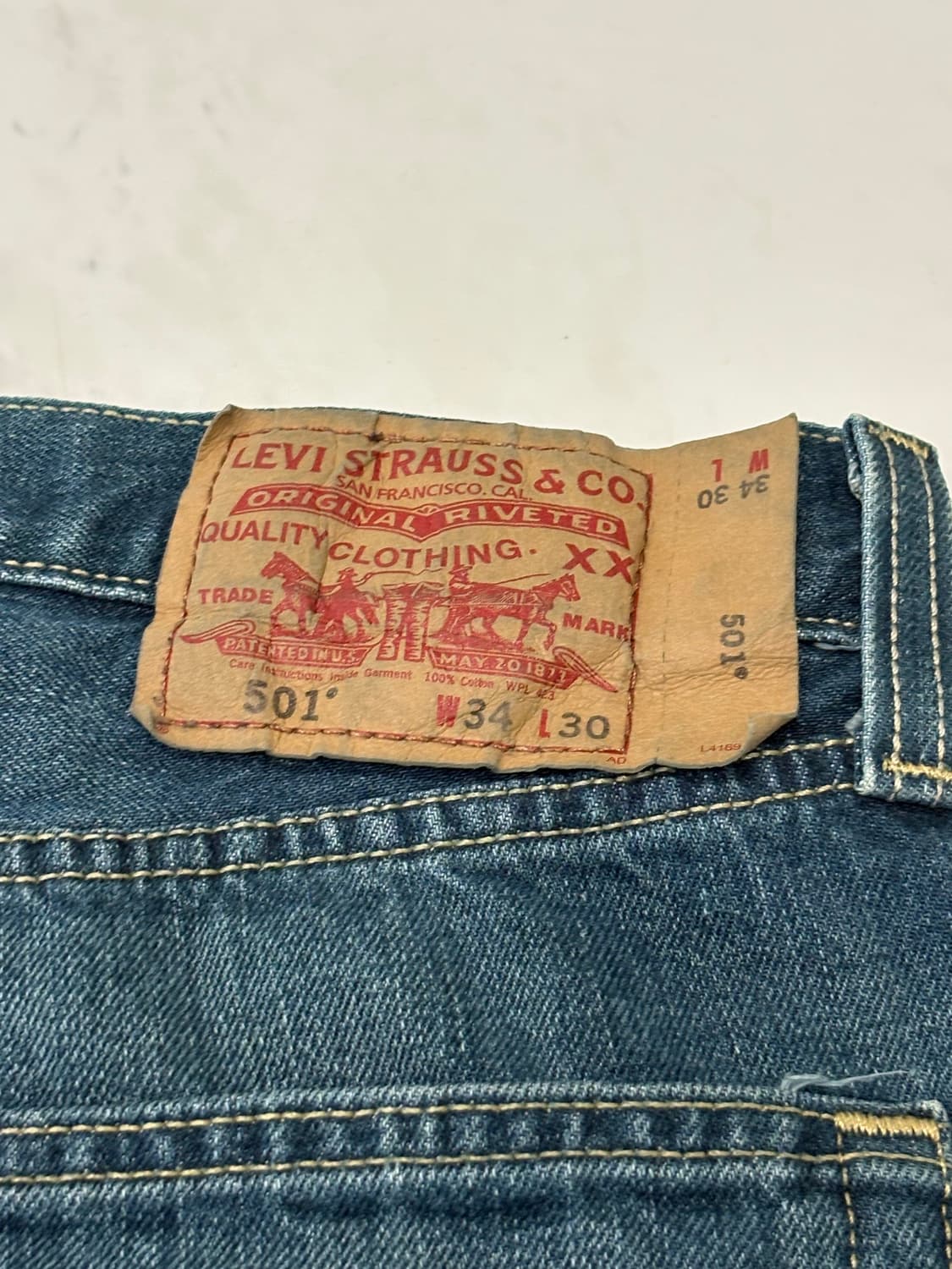 levis original501 straight leg buttonfly 상품이미지3