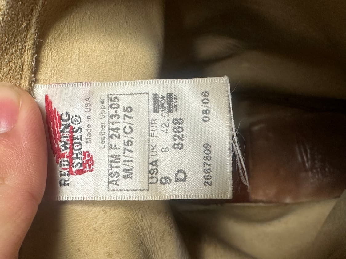 (9D) 레드윙 8268 엔지니어부츠 상품이미지5