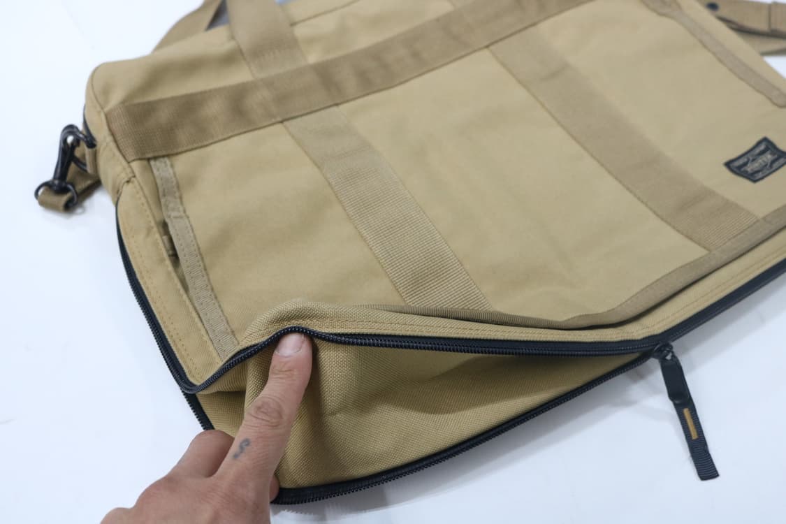 PORTER 포터 빈티지 베이지 캔버스 2WAY 브리프케이스 숄더백 상품이미지5