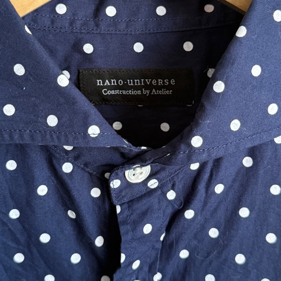 잔별 도트 셔츠 상품이미지4