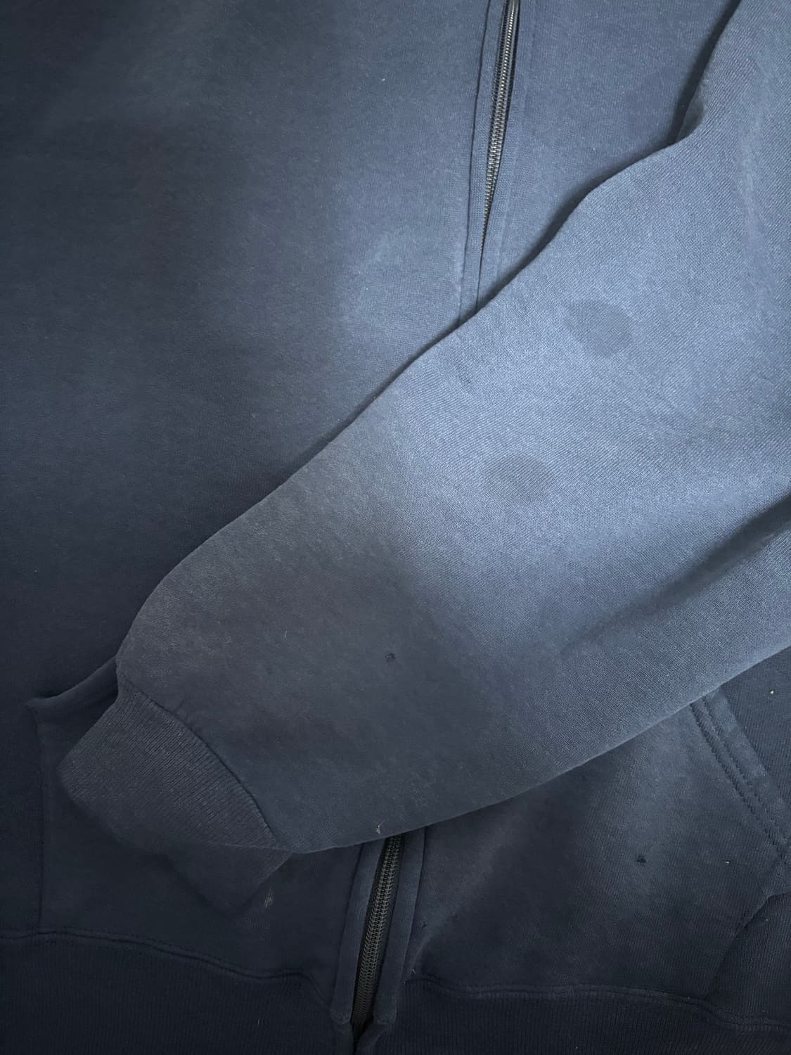 빈티지 러셀 후드집업 네이비 상품이미지6