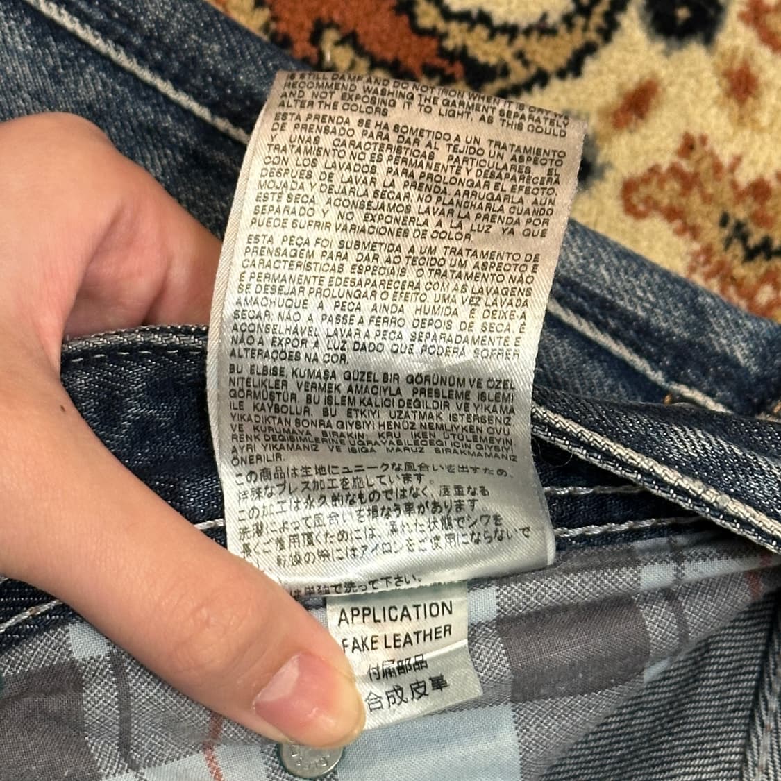 디젤 Safado 디스트레스드 워싱 데님팬츠 (32) 상품이미지10