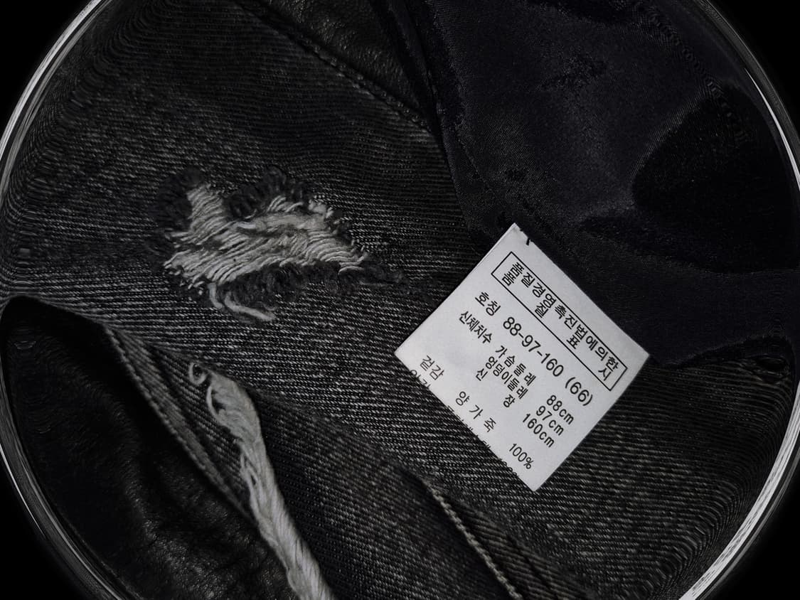 Vintage PUNK Grunge leather Jacket 상품이미지3