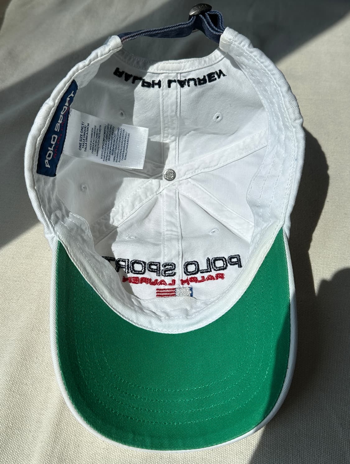 폴로스포츠 랄프로렌 볼캡 화이트 상품이미지6