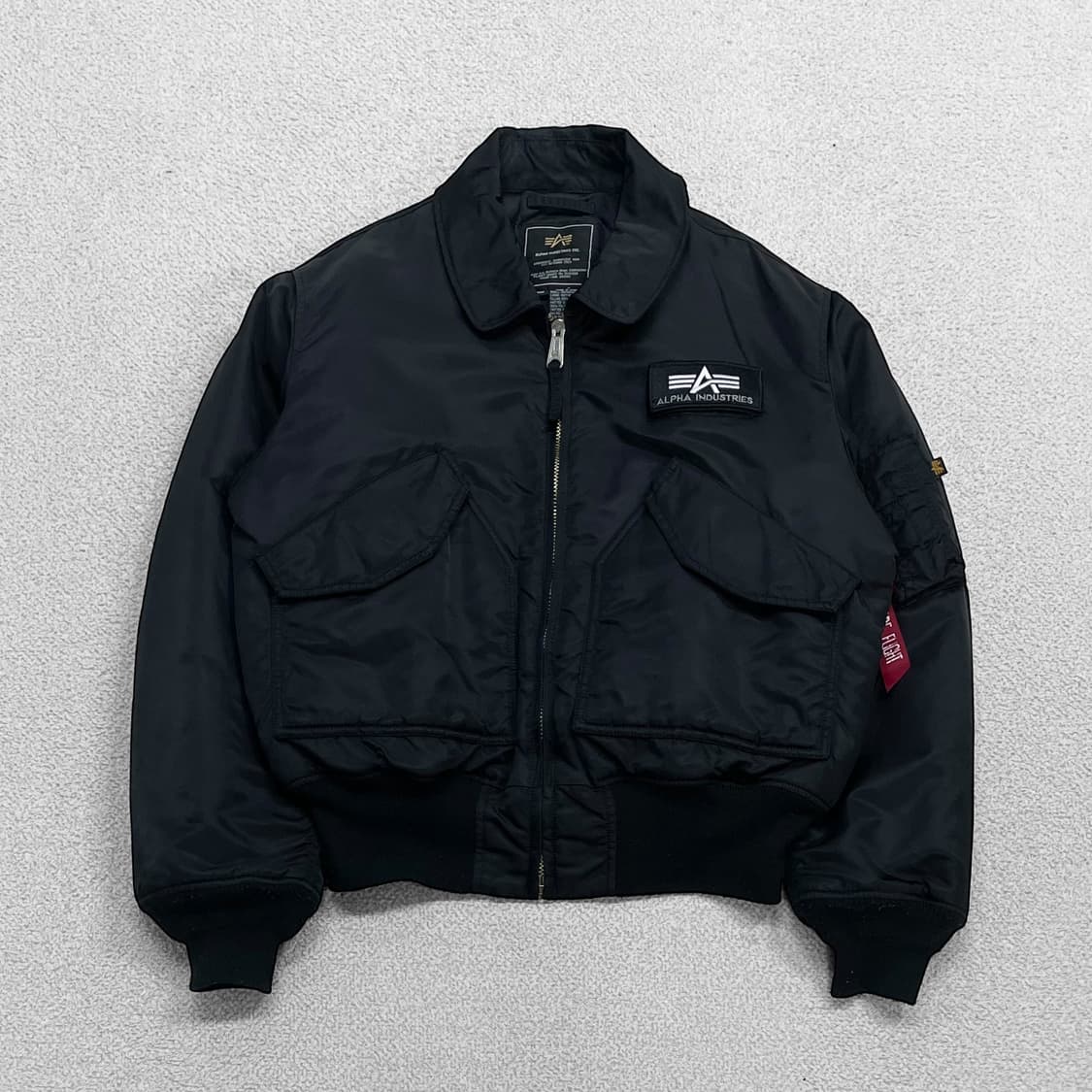 알파인더스트리 CWU45/P 플라이트 항공 점퍼 블랙 상품이미지1