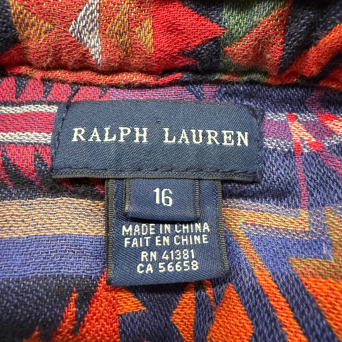 [정품/16] 폴로 랄프로렌 웨스턴 패턴 셔츠 c1 상품이미지5