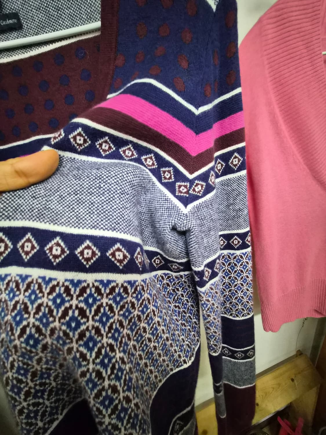 타미힐피거 코튼캐시미어 가디건 상품이미지4